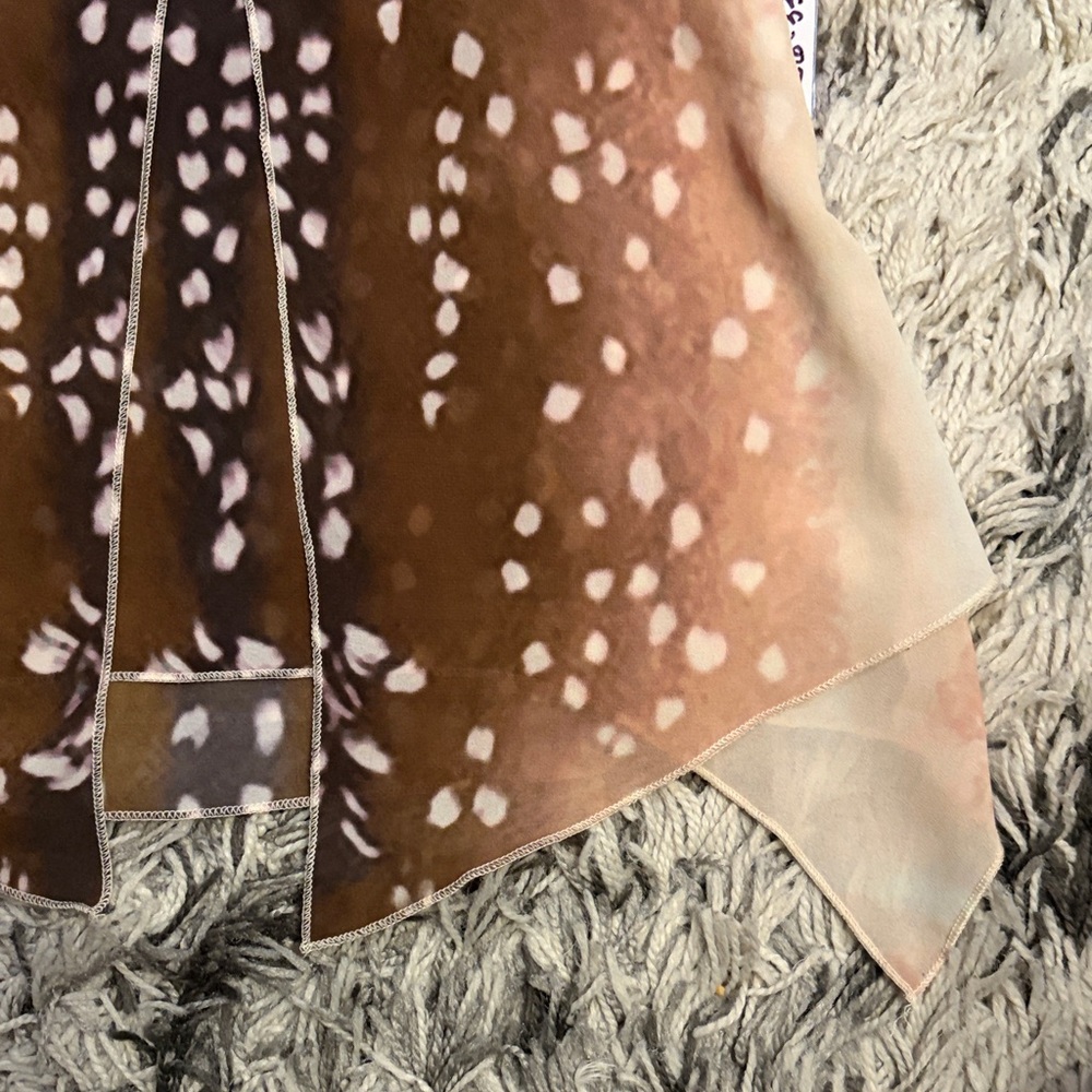 Ladies Brown Spotted Halter Camisole Top - Picture 2 of 5